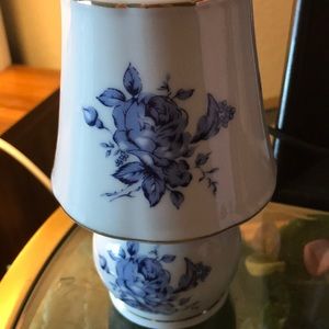 Cottagecore Delft Light Vintage Adorable Small Decor Nightstand Mini Lig…